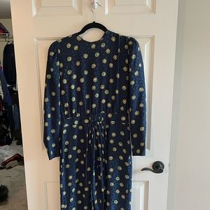 Vintage 100% silk size 12 dress